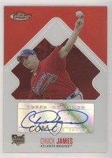 2006 Topps Finest Rookie Auto Refractor /399 Chuck James #151 Auto