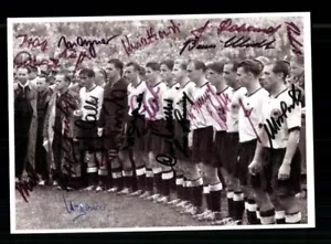 Fussball Weltmeister 1954 23 Autogramme Deutschland - Bild 1 von 2