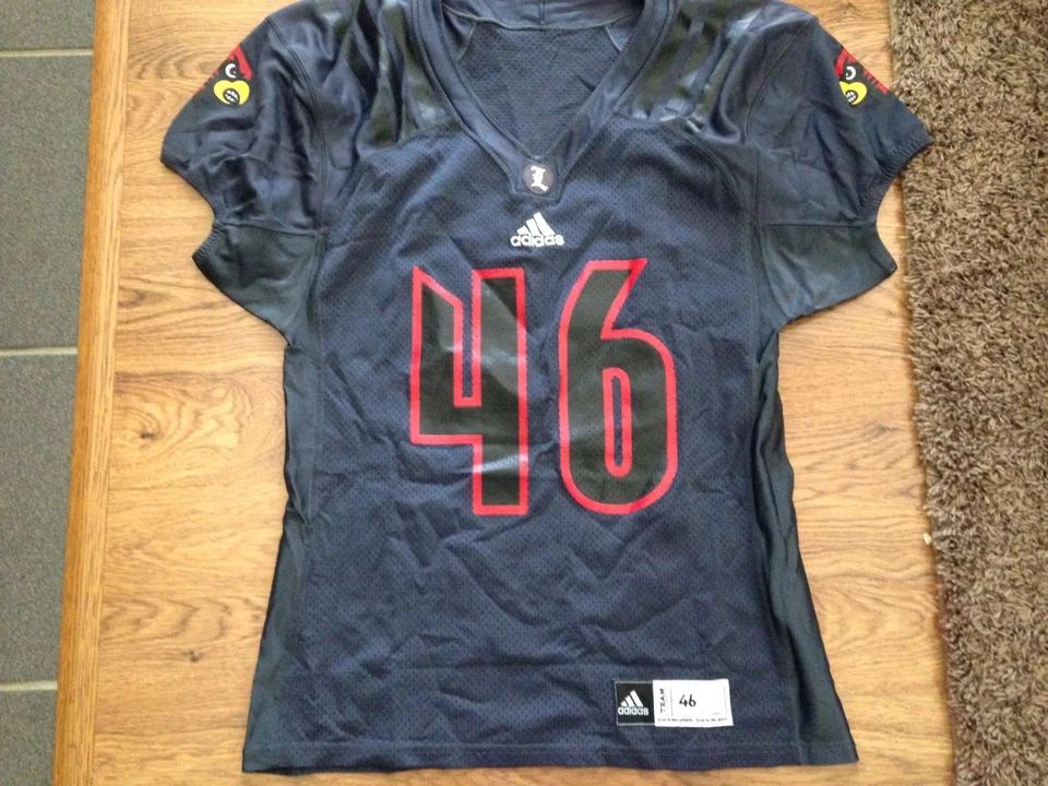 2015 Adidas Louisville Cardinals #46 Lamar Atkins Football Practice Jersey - Image 1 of 4