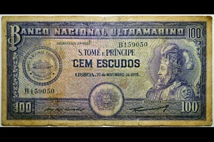 Santo Tomé y Príncipe 100 escudo 1958 original fino P-38a.1 - Imagen 1 de 8