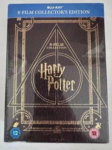 Harry Potter Wizarding World 8-Film Collector’s Edition Blu-Ray Box Set Sealed - Picture 1 of 2
