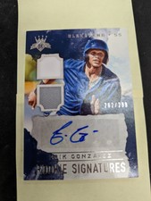 2017 Diamond Kings Rookie Signature Erik Gonzalez Dual GU 262/299🔥🔥🔥🔥