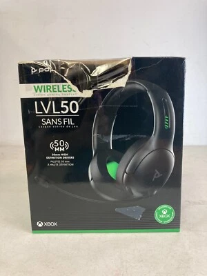 Auriculares estéreo inalámbricos para juegos PDP micrófono negro Xbox 048-025-NA *SIN COMPLEMENTOS** Foto 1 de 4