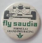 Button Badge: Fly Saudia Formula 1 Grand Prix Racing