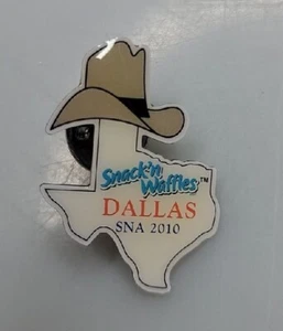 NOS Smucker's Snack 'n Waffles SNA 2010 Dallas Pin Pinchback - Picture 1 of 4