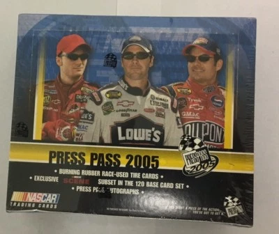 2005 Press Pass NASCAR Racing Hobby Edition Box Factory Sealed 28 Pack - Image 1 of 4