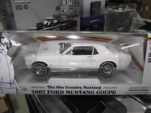 Greenlight 1/18 1967 ford mustang coupe Bermuda sand NIB - Picture 1 of 1