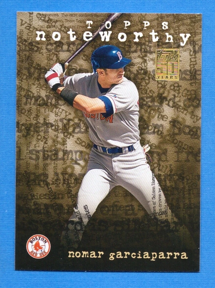 2001 Topps Noteworthy #TN9 Nomar Garciaparra Red Sox - Image 1 of 1
