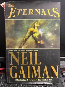 ETERNALS BY NEIL GAIMAN HC tapa dura ilustrado por John Romita Jr.2007 - Imagen 1 de 4