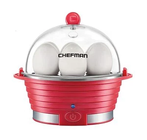 Electric Egg Cooker Boiler Rapid Poacher Food & Vegetable Steamer Quickly Makes - Picture 1 of 8