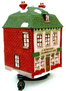 Dept. 56 Ornament Lighted Fezziwig’s Warehouse Dickens 98745 New - Picture 1 of 9
