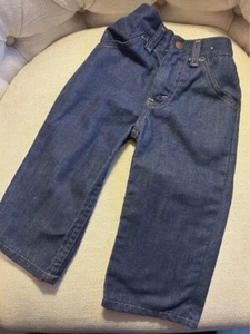 Vintage Health Tex Denim Jeans kinderfest blau Druckknopftaschen Kleinkind Größe 2T - Bild 1 von 8