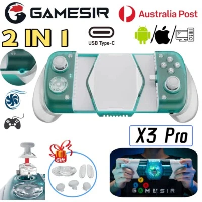 Gamesir X3 Pro Moblie Game Controller Radiator Gamepad Type-c For Android iOS PC - Image 1 of 4