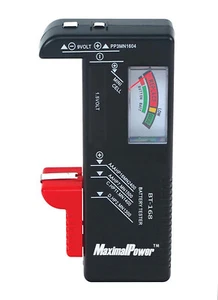 MaximalPower Akku Tester für AA AAA C D 9 V 1,5 V Tastenzellenbatterien - Bild 1 von 12