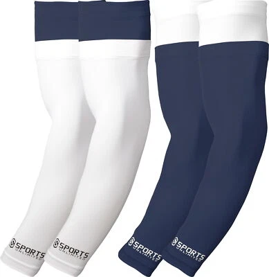 Sports Unlimited Gameday Drip Arm Sleeves, 2 Pairs Home & Away for Football Bask
