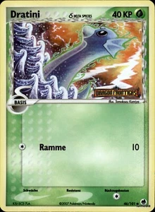 HOLO / DRATINI 46/101 EX Dragon Frontiers / Delta Species / Pokemon Karte /o293 - Bild 1 von 2