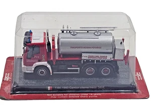 DEL PRADO FIRE ENGINES 1:64 1993 CAMION CITERNE IVECO 380E RED ITALIAN ENGINE - Picture 1 of 5