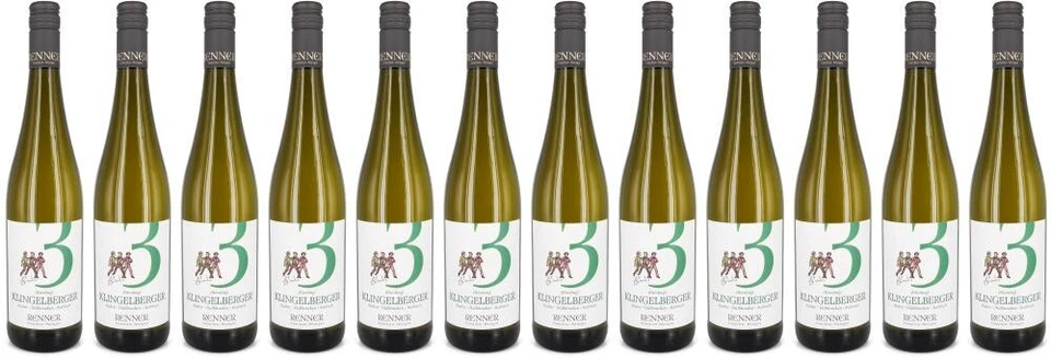 12x Klingelberger (Riesling) Kabinett Halbtrocken, 2024 - Weingut Renner, Baden… - Bild 1 von 1
