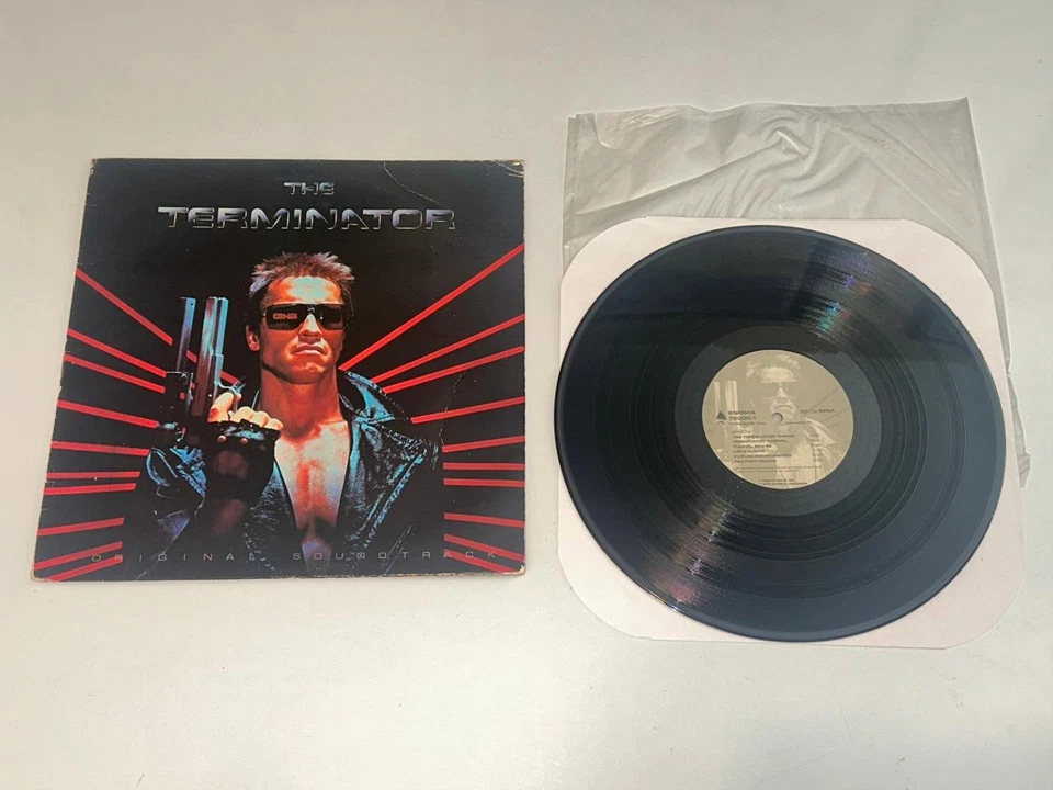 The Terminator Movie Score Soundtrack Orig LP Vinyl PLAY TESTED! Cameron Fiedel - Image 1 of 4