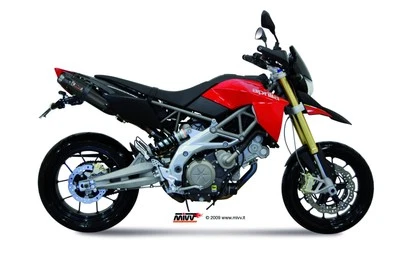 TERMINALE DI SCARICO MIVV SUONO NERO APRILIA DORSODURO 750 2014 2015 2016 Foto 1 de 2