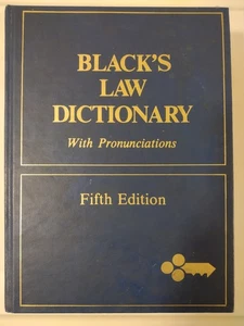 Black's Law Dictionary Fifth Edition With Pronunciations 1979 Hardcover - Bild 1 von 13