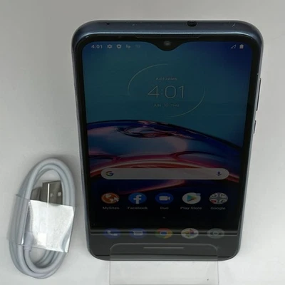 Unlocked Motorola Moto E Near Mint 32GB Blue XT2052DL 2020 - Image 1 of 4
