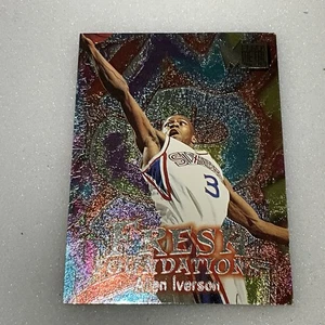 ALLEN IVERSON 1996-97 FLEER METAL BASES FRESCAS RC #236 CASI NUEVO ENVÍO GRATUITO - Imagen 1 de 4