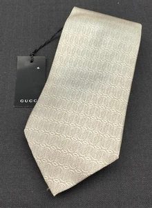 Gucci Men's Silk Tie Navy Blue Luxury Accessory - Picture 1 of 6