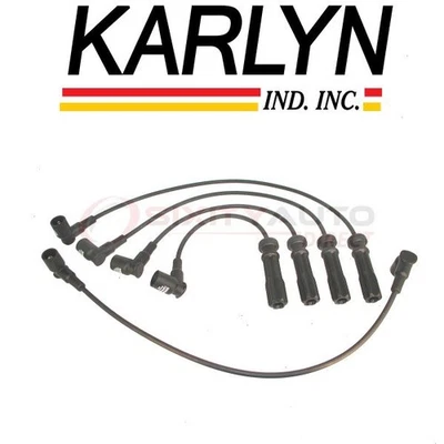 Karlyn Spark Plug Wire Set for 1991-1995 Volvo 940 - Ignition Plugs Coils  ye - Image 1 of 4
