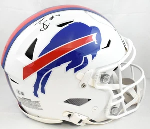 James Cook Autographed Bufalo Bills F/S Speed Flex Helmet - Beckett W Hologram - Picture 1 of 5