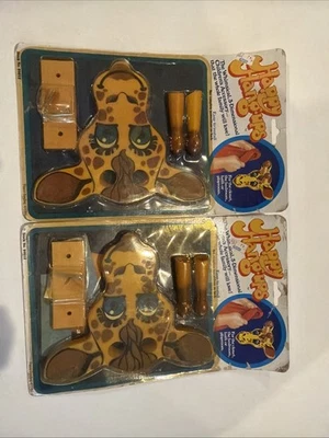 2) Happy Hang-Up Jirafa Colgador Pared Armario Gancho Animal Selva Juguetes R EE. UU. De colección Foto 1 de 4