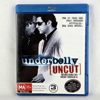 UNDERBELLY Uncut Blu Ray 3 Disc Set  Original Series Region B Vince Colosimo - Image 1 of 4