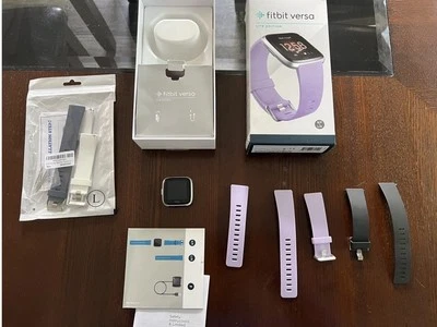 Fitbit Versa Lite Edition - Lila, Negro, Blanco, Azul - L Foto 1 de 2