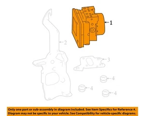 Conjunto modulador de piezas de freno antibloqueo Turbo Touring se adapta a 18-20 ACCORD 4775442 - Imagen 1 de 2