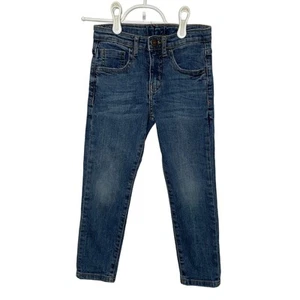 Zara Kids Skinny Jeans 6 Girls Medium Wash Denim Adjustable Waist - Picture 1 of 6