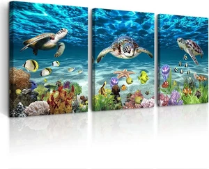 Arte de pared en lienzo para decoración de pared de sala de estar para dormitorio baño moderno pared - Imagen 1 de 12