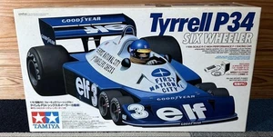 Tamiya 1/10 RC Tyrrell P34 sei ruote F1 auto da corsa kit smontato Giappone - Foto 1 di 2
