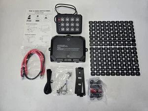 8/12 Gang Switch Panel LED Touch Switch Power Control Flash Pulsed Pod - Picture 1 of 3