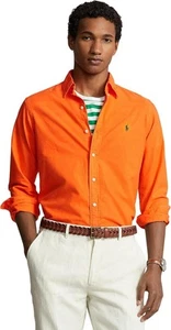 Polo Ralph Lauren RN 41381 camicia elegante abbottonata uomo taglia S cotone mandarino - Foto 1 di 11