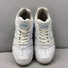 La Gear Sneakers Womens 6.5 White Leather With Teal Lace Up Jeannie 2013
