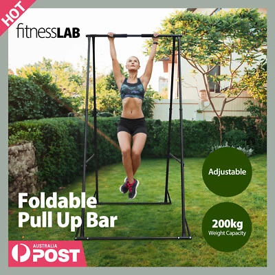 FitnessLAB Foldable Pull Up Bar Station Aerial Yoga Stand Frame Swing Trapeze - image 1 of 4