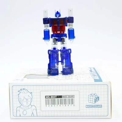New MS-TOYS MS-B04T Ultra Magnus Clear color mini Action Figure in stock - Image 1 of 4