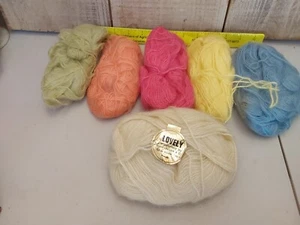 Venetta William Unger Italian Mohair Blend Pastel Color knitting Yarn - Picture 1 of 6
