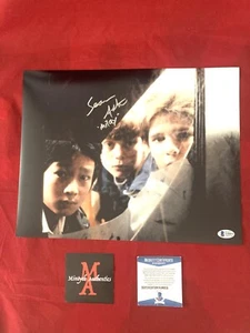 Sean Astin autographed signed 11x14 photo The Goonies Beckett COA - Picture 1 of 1