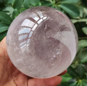 1146g2.52lb NATURAL BEAUTIFUL AMETHYST QUARTZ CRYSTAL SPHERE BALL HEALING 1 - Picture 1 of 15