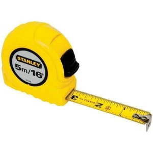 STANLEY 30-496 TAPE MEASURE, 3/4" W x 16' L, YELLOW BRAND NEW - Picture 1 of 2