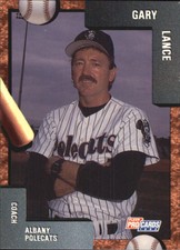 1992 Albany Polecats Fleer/ProCards #2322 Gary Lance CO