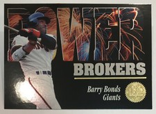 1994 Leaf Power Brokers Insert - Barry Bonds - #3 - San Francisco Giants - NrMt+
