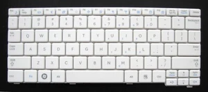 Keyboard for SAMSUNG N145 N148 N150 NB20 NB30 - White - US English - Picture 1 of 2