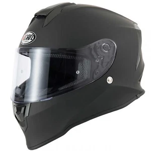 Vcan V151 Matt Black Crash Protection Kids Motorbike Helmet ECE ACU Approved - Picture 1 of 5